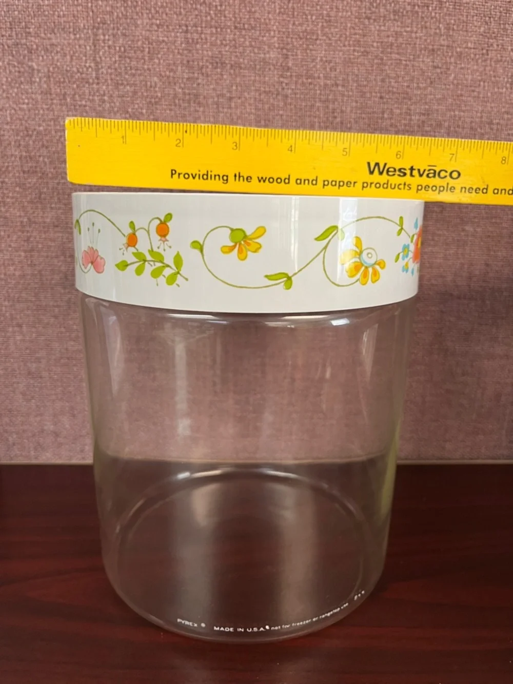 Pyrex clear glass